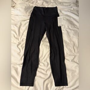NWT lululemon align black textured leggings